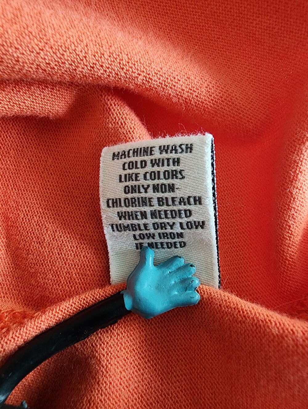Abercrombie & Fitch Orange Cotton Long Sleeve Sweat Shirt SZ Large - Picture 6 of 8